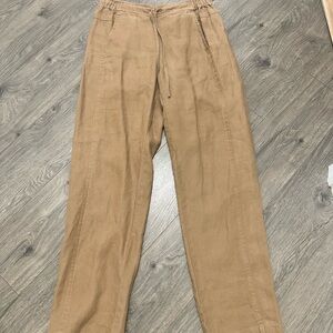 Orvis women’s Drawstring Chino Pants in Tan xs